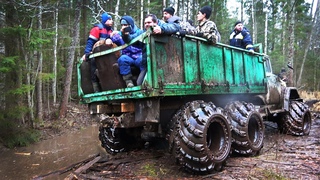 ГДЕ ПРЕДЕЛ ЗИЛ 6х6 на АРОЧНЫХ колёсах, ГАЗ 66, ЗИЛ 131+ Краз, Додж Bigfoot, УАЗ. Легенды СССР