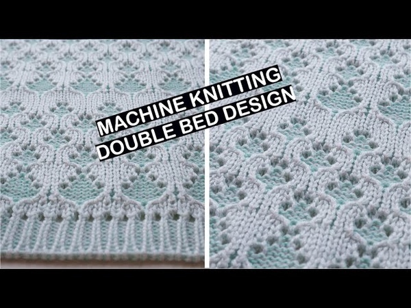 Machine knitting Double bed knitting design
