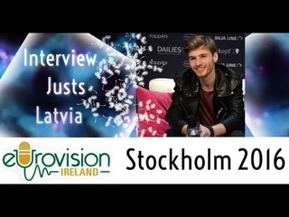 Eurovision Ireland interviews Justs from Latvia at Eurovision 2016