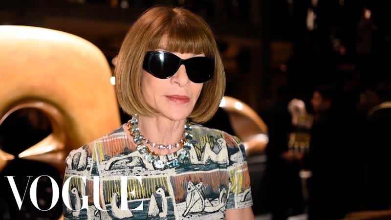 Anna Wintour on the Trends of London Fashion Week,