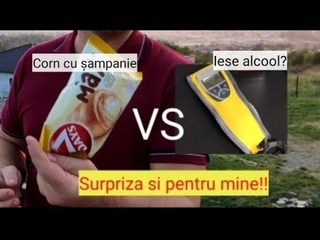 Iese ALCOOLEMIE de la un CORN cu șampanie? Dar la 8 ore după ce am băut 3 beri ? Tavi Pertea