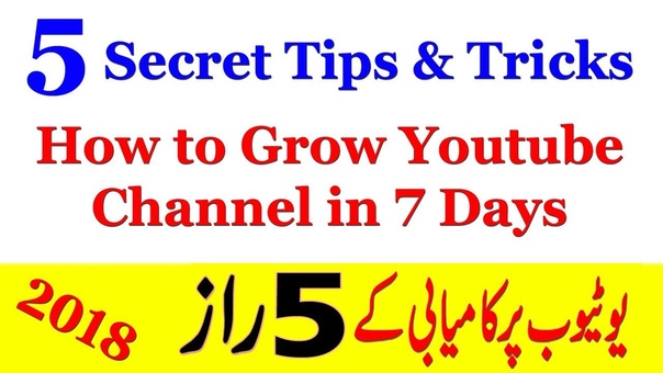How to Grow Youtube Channel Youtube Subscribers Youtube Views 5 Secret Tips 2018 in Urdu,