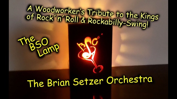 Brian Setzer Orchestra Lamp
