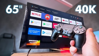 ПОПУЛЯРНЫЙ 4К ТЕЛЕВИЗОР 65 ДЮЙМОВ за 40К БЕЗРАМОЧНЫЙ ANDROID TV HDR10 Harper 65U770TS