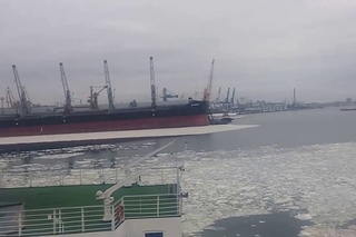 Одесса, замерзший морской вокзал