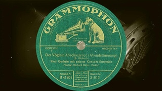 Der Vglein Abschiedslied (Abendstimmung) - Paul Godwin mit seinem Knstler-Ensemble (1928)