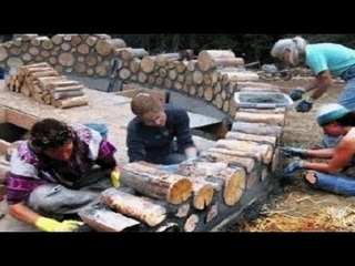 Дом  из дров ,дешево,тепло+эко.#House of #wood