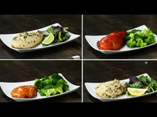 Freezer Pack-Marinated Chicken 4 Ways