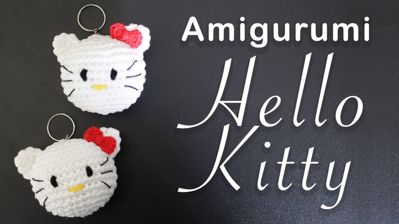 LEMBRANCINHA DE CROCHÊ Chaveiro Hello Kitty