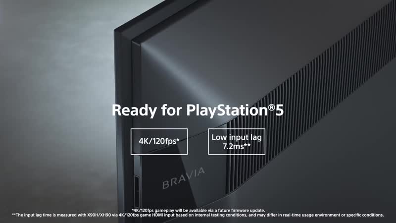 Sony BRAVIA X90 H XH90 Series 4 K HDR TV Ready for PS5