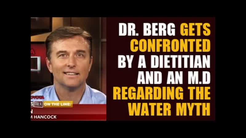 Dr. Berg gets Confronted by a Dietitian and an M. D. regarding the Water