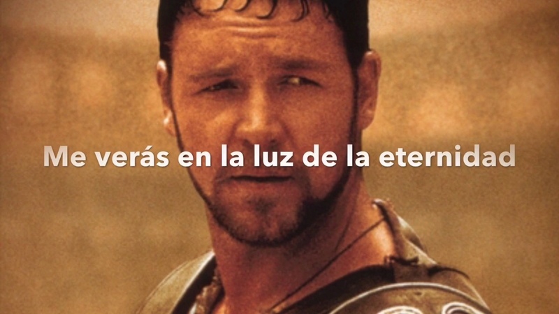 Now we are free subtitulado, Spanish lyrics (inventado, invented) no official