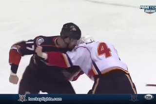 Kris Russell vs Ryan Kesler Game Day