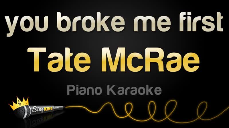 Tate Mc Rae you broke me first ( Piano