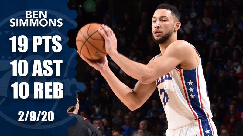 Ben Simmons puts up a triple double vs. Bulls, 2019 2020 NBA