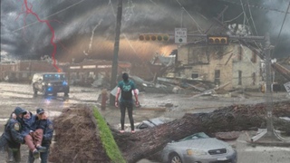Storm blasts like a tornado hits north carolina! Severe storm in Durham, NC