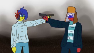 Countryhumans|Цветы лучше пуль|Parts 1, 2|for dinka UwU|Russia|Ukraine