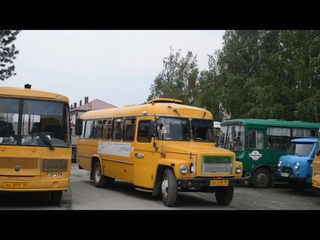 Раритет за 22 рубля. Автобус КАвЗ-39765-023 Выезжает из парка на маршрут №13