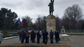 Кишинёв.Протест второй выходной возле Штефан чел Маре.