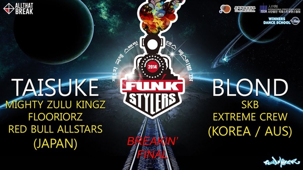 TAISUKE v BLOND, Breakin Final, Funk Stylers World