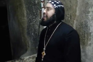 Orthodox Monk singing in Aramaic - Jerusalem