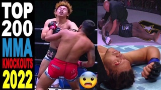 Top 200 MMA’s BEST BRUTAL KNOCKOUTS of the Year 2022😨