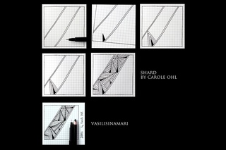 VASILISINAMARI zentangle tutorial pattern SHARD
