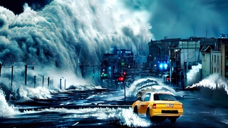7 minutes ago! Mourning in Israel! Storm Barbara with a wind speed of 201 km/h!
