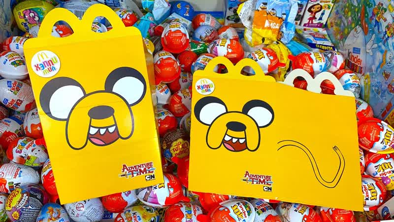 Киндеры и Яйца Сюрпризы Время Приключений, Unboxing Kinder and Surprise