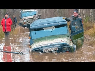 Кто проедет Брод Дед на Уаз, Suzuki Jimny, Уаз Хантер или Уаз 469 оффроад от Extreme Stars