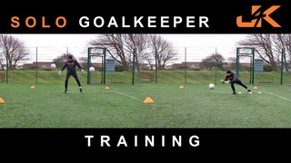 SOLO GOALKEEPER TRAINING | DIVING & RECOVERY