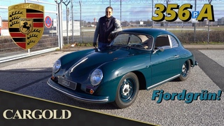 Porsche 356 A Coup, 1957, wunderschner Klassiker in ganz seltener Farbe: Fjordgrn