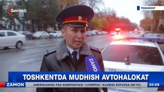 Toshkentda mudhish avtohalokat