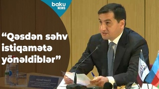 Hikmət Hacıyev erməni hiyləsindən danışdı - Baku TV