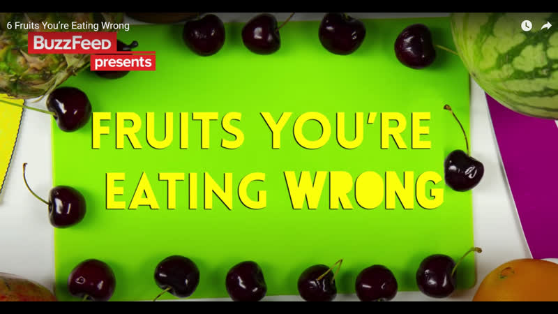 6 FRUITS YOU ARE EATING