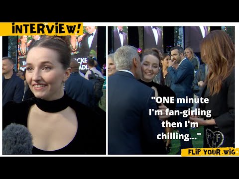 KAITLYN DEVER INTERVIEW, I WAS FAN GIRLING, THAN TRYING TO CHILL