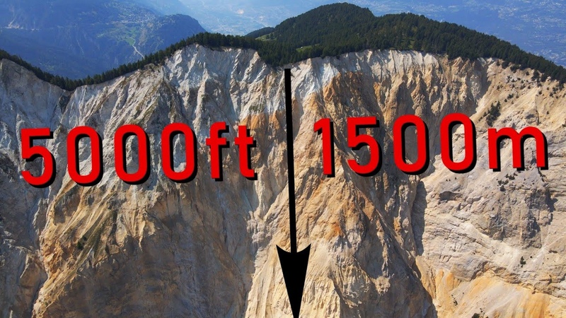 Awesome Nature Illgraben, the Gigantic Trench Flash Flood Extreme Erosion at work Mavic Air