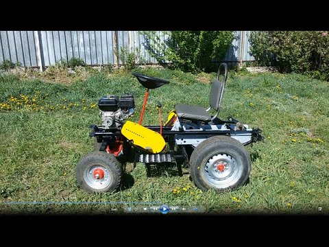Homemade MINI TRACTOR and its