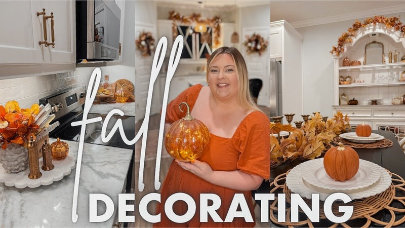 FALL DECORATING KITCHEN + DINING ROOM