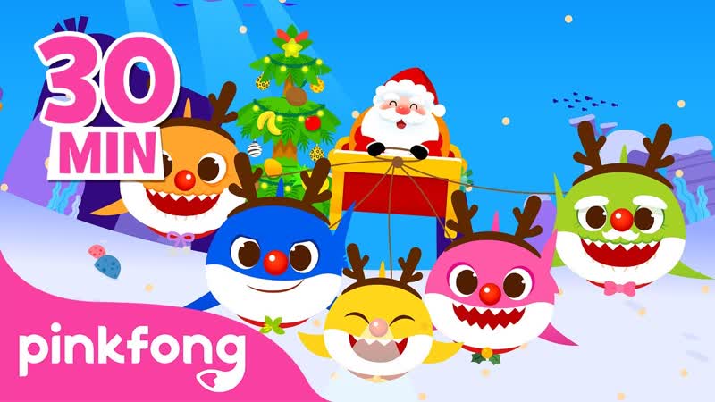 Christmas Sharks + More, Fun Christmas Songs for Kids, Best of 2022, Pinkfong