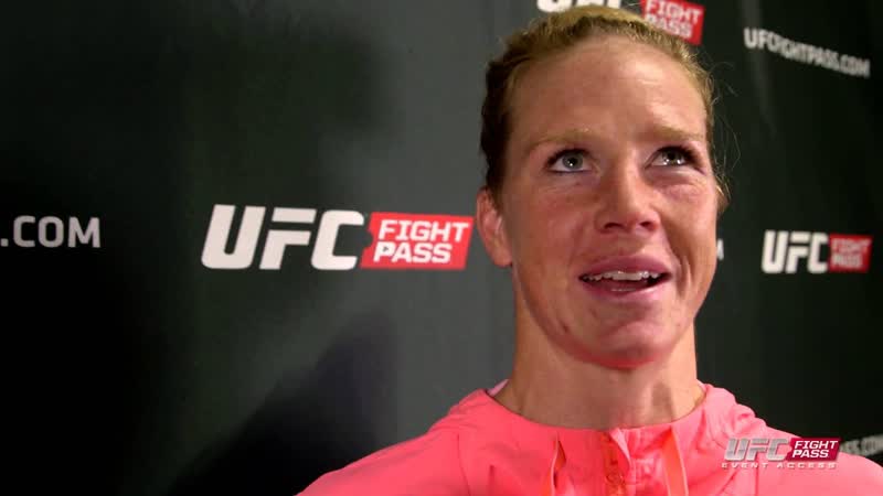 UFC 184: Holly Holm Backstage
