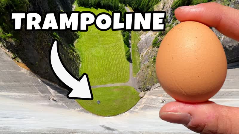 Can A Trampoline Save This Egg 165m