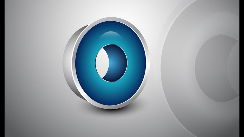 Adobe Illustrator Tutorial, 3 D Logo Design ( Glossy