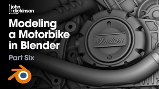 Modeling a Motorbike in Blender - Part 06