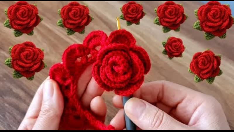 3 D Wow Amazing Вяжем шикарную розу