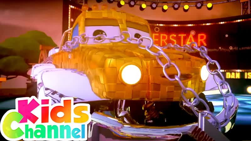 I am Dan, Monster Truck Dan Car Cartoons, Street Vehicle Video by Kids