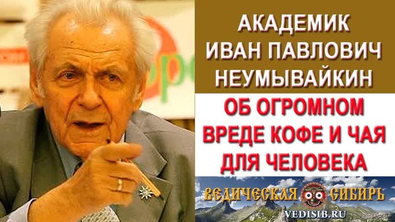 Академик И. П. Неумывайкин об ОГРОМНОМ ВРЕДЕ КОФЕ И