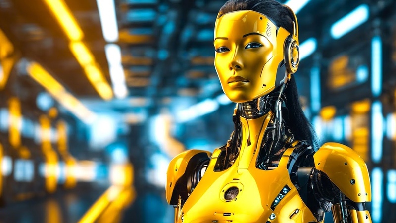 Made by AI Pictures of a Humanoid