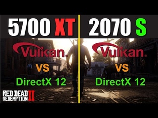 RX 5700 XT vs. RTX 2070 Super | DirectX 12 vs Vulkan | Red Dead Redemption 2