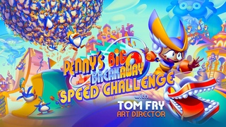 Penny's Big Breakaway - Penny Speed Drawing Challenge